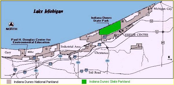 National Lakeshore Map
