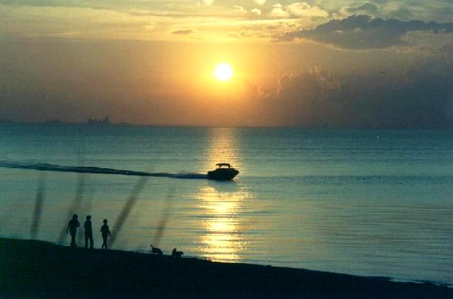 Dusk on Lake Michigan