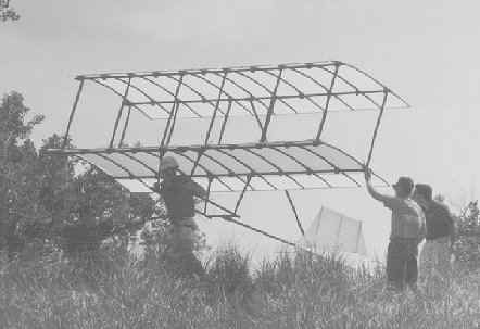[Paul Dees with his glider - bw01a.jpg]