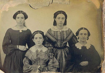 Great Grandmother Harriet with her sisters