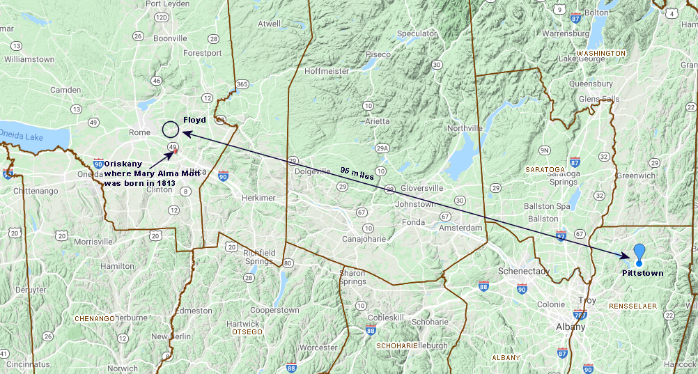 Descendants of John Mott of the Revolution